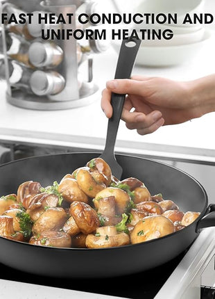 imarku Non Stick Frying Pans - 7.5&9.5&11.5 Inch Cast Iron Skillets Professional Cast Iron Pan Dishwasher Safe Nonstick Frying Pan Set, Detachable Handle, Best Gifts for Women/Men