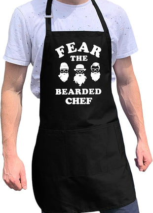 ApronMen - Funny Apron For Men - BBQ Gifts for Men & Unique Gifts for Fathers - Mens Aprons for Grilling
