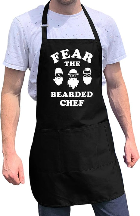 ApronMen - Funny Apron For Men - BBQ Gifts for Men & Unique Gifts for Fathers - Mens Aprons for Grilling