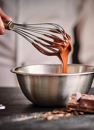 Fox Run 5830 Set of 3 Stainless Steel Wire Balloon Whisks, 8", 10" and 12-Inch