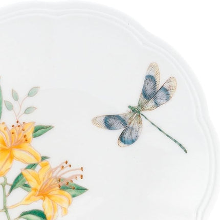 Lenox 6101810 Butterfly Meadow Tidbit Plate, White, 6 x 6 x 0.75-Inch, 1 Piece