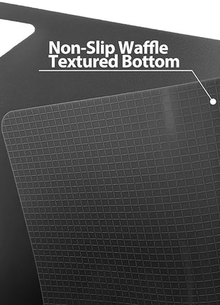 WK Flexible Plastic Cutting Boards Mats for Kitchen, Flexible Non Slip Cutting Mat, Thin Cutting Sheets, BPA Free, Dishwasher Safe, Multi Sizes