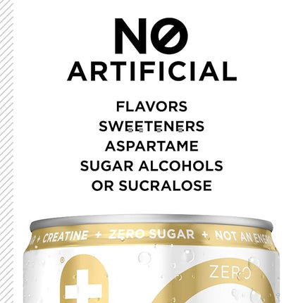 FITAID RX ZERO Recovery Blend, 5 Calories, Keto-Friendly, Paleo, Vegan, Number 1 Post-Workout Recovery Drink, Creatine, BCAAs, Glucosamine, 12-oz. Cans (Pack of 4)