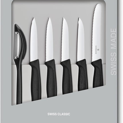 Swiss Classic Paring Knife Set, 6-Piece
