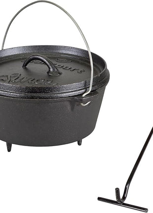 Stansport Pre-Seasoned Cast Iron Dutch Oven