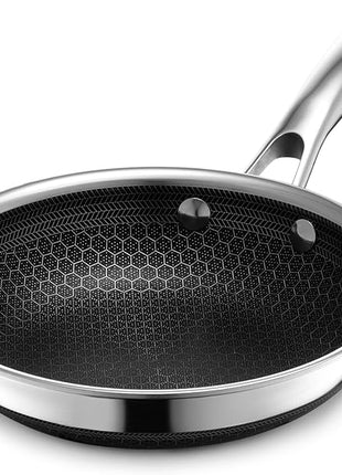HexClad Hybrid Nonstick 7-Inch Frying Pan, Stay-Cool Handle, Dishwasher-Friendly, Oven-Safe Up to 900°F, Induction Ready, Compatible with All Cooktops