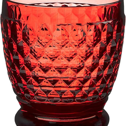 Villeroy & Boch Boston Old-Fashioned Glasses Set of 4, Red