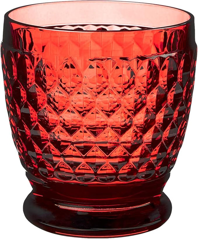 Villeroy & Boch Boston Old-Fashioned Glasses Set of 4, Red