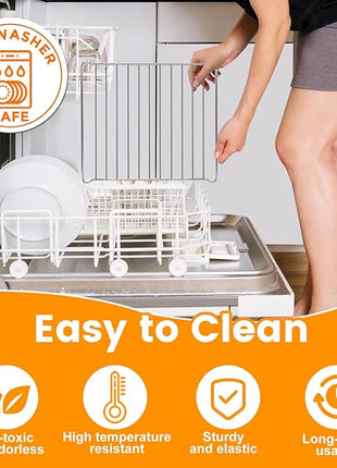 Replacement Air Fryer cooling rack for Cuisinart TOA-60 65 70 Air Fryer Convection Toaster Oven, 12.4''*11'' Air Fryer Stainless Steel Wire Rack Basket Tray Accessories Parts, Dishwasher Safes