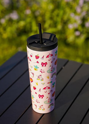 BJPKPK 26oz Stainless Steel Insulated Tumbler With lid And Straw Travel Coffee Thermal Tumblers Cup For Women And Men,Game