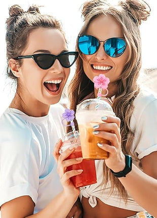 Silicone Straw Caps for 10mm Tumblers | Reusable Dust-Proof Straw Toppers Compatible with Stanley 30oz & 40oz Tumbler (pink 3p)