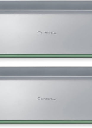 Caraway Non-Stick Ceramic Medium Baking Sheet - Naturally Slick Ceramic Coating - Non-Toxic, PTFE & PFOA Free - Perfect for Baking, Roasting, and More - Medium (15" x 10") - Sage