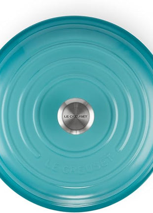 Le Creuset Enameled Cast Iron Signature Braiser, 3.5 qt., Caribbean