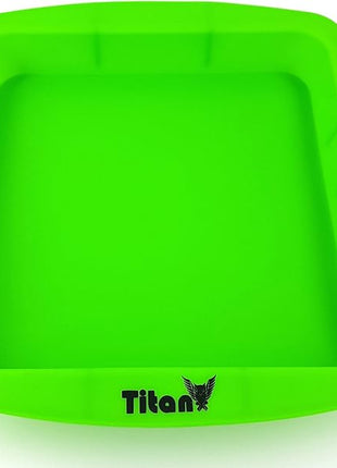 TitanOwl Silicone Deep Dish Tray Container Cake Pan Approx 8"x8", Baking Bakeware Brownie