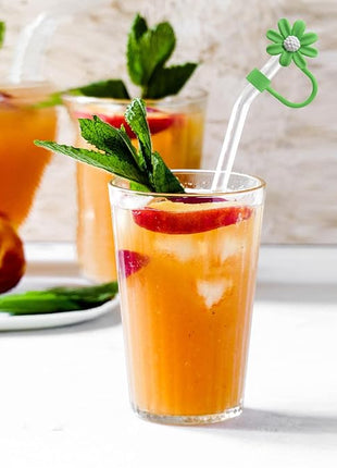 15Pc Straw Cover for Stanley Cup, Silicone Straw Topper for Stanley Cup 30&40oz with Tumblers, 10mm 0.4in Lid Accessories (Reusable)