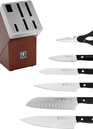 HENCKELS Dynamic Razor-Sharp 7-Piece Knife Set, Chef Knife, Bread Knife, German Engineered Informed by 100+ Years of Mastery