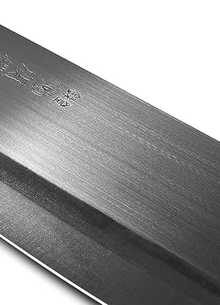 JapanBargain, Nakiri Knife 6-5/8", High Carbon Steel Vegetable Cleaver, Razor Sharp Japanese Chef Knife for Meat and Veggies, Rust-Resistant Molybdenum Blade, Wooden Handle, Made in Japan