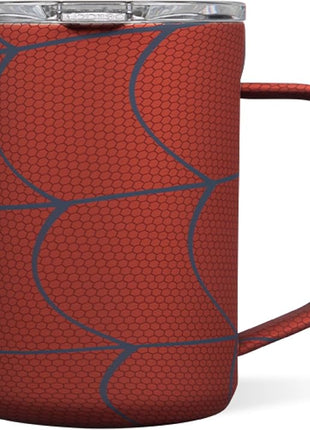 Corkcicle Classic Coffee Mug - Triple Insulated Stainless Steel for Travel - Shatter-Proof Lid - Keeps Drink Hot Over 3 Hours - Holiday Mug Gift - Great for Gifting Warmth - 16 oz - Spider-Man