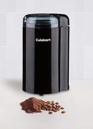 Cuisinart Coffee Grinder, One Touch Control Coffee Bean Grinder with Stainless Steel Bowl and Blades, 2.5 oz/70g Capacity Enough for 12 Cups, On/Off Switch with Safety Interlock, DCG-20BKN, Black