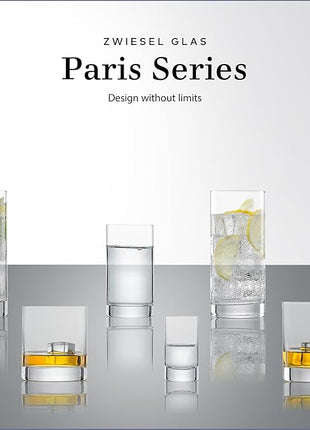 ZWIESEL GLAS Paris Long Drink Glass 11 Ounce (Set of 6), Drinking Glasses for Long Drinks, Dishwasher-Safe Tritan Crystal Glasses, Made in Germany