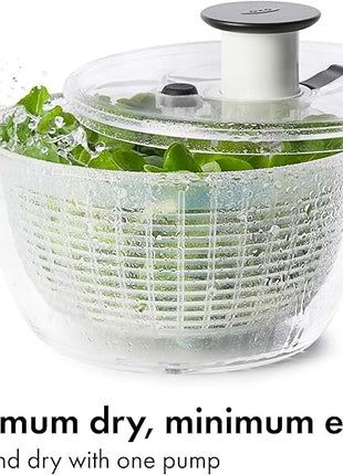 OXO Good Grips Little Salad & Herb Salad Spinner, Fruit Washer and Lettuce Spinner