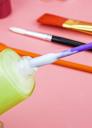 4pcs Mini Silicone Spatula Set, 3 Size Makeup Spatula Small Rubber Spatula for Thin Jar Skinny Openings Bottles, Tiny Scraper for Kitchen and Cosmetic, Multipurpose Scraping Mixing Tools (Mix colors)