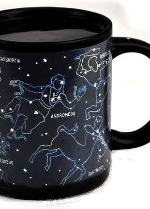 The Unemployed Philosophers Guild Heat Changing Constellation Mug - Add Coffee or Tea and 11 Constellations Appear - Comes in a Fun Gift Box