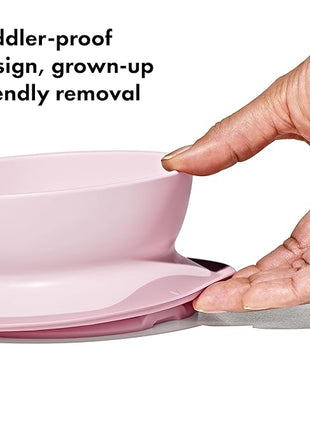 OXO Tot Stick and Stay Suction Bowl - Blossom