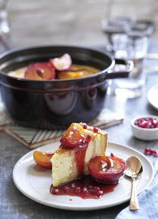 Staub Cast Iron 2.75-qt Round Cocotte - Grenadine, Made in France