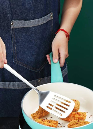 Stainless Steel Spatulas, Berglander Slotted Turner, Metal Turner For Cooking, Kitchen For Nonstick Cookware, Barbecue Spatulas, Dishwasher Safe, Easy to Clean