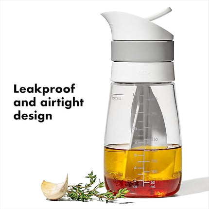 OXO Good Grips Twist & Pour Salad Dressing Mixer, Gray