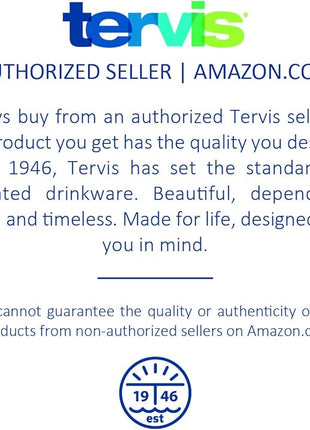 Tervis Clear & Colorful Tabletop Made in USA Double Walled Insulated Tumbler Travel Cup Keeps Drinks Cold & Hot, 24oz - 2pk, Clear and Red