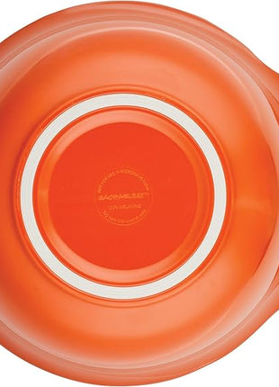Rachael Ray Pantryware Mixing Bowl Measuring Cup and Utensil Set, 10 Piece, Orange