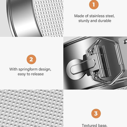 Kootek Cake Pan, Nonstick Springform Pan with Removable Bottom, 9 Inch Round Cheesecake Cake Baking Pans