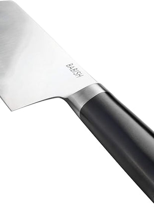 Babish High-Carbon 1.4116 German Steel Cutlery, 7.5" Clef (Cleaver + Chef) Kitchen Knife, Good Housekeeping Standout Knife of 2022