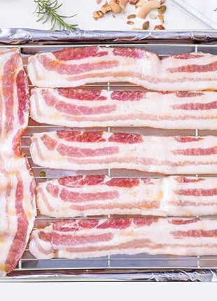 TeamFar Baking Sheet with Cooling Rack, Stainless Steel Half Size Cookie Sheet Pan and Baking Rack Set, 20’’×14’’×1’’, Non Toxic & Rust Free, Thick & Heavy Duty, Mirror Finish & Dishwasher Safe