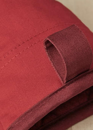 KitchenAid Beacon Two-Tone Non-Slip Mini Oven Mitt Set, Passion Red/Bordeaux, 5.5"x8", 2 Piece