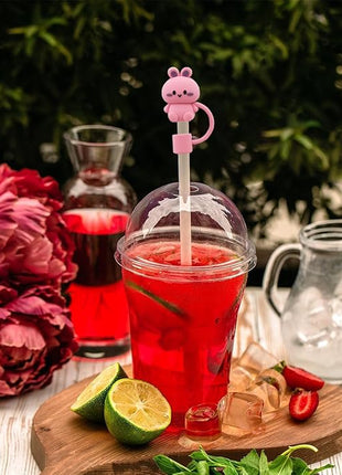 14S Straw Cover for Stanley Cup, Silicone Straw Topper for Stanley Cup 30&40oz with Tumblers, 10mm 0.4in Lid Accessories (Reusable)