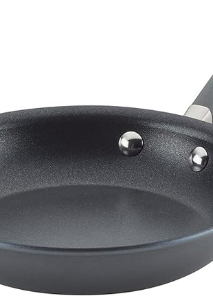 Anolon Advanced Home Hard Anodized Nonstick Frying Pan, 8.5 Inch – Small Non Stick Egg Pan, Durable Nonstick Skillet - Moonstone