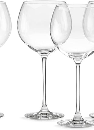 Lenox Tuscany Classics 4pc Beaujolais Wine Glass, 3.05 LB, Clear,27 fl oz