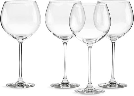 Lenox Tuscany Classics 4pc Beaujolais Wine Glass, 3.05 LB, Clear,27 fl oz