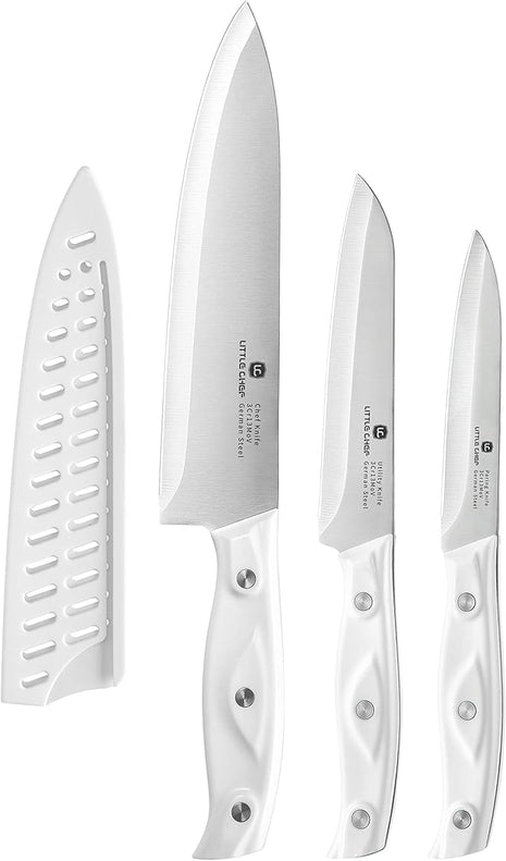 3PCS Chef Knife, Ultra Sharp Kitchen Knife, High Carbon Stainless Steel Chef knife set