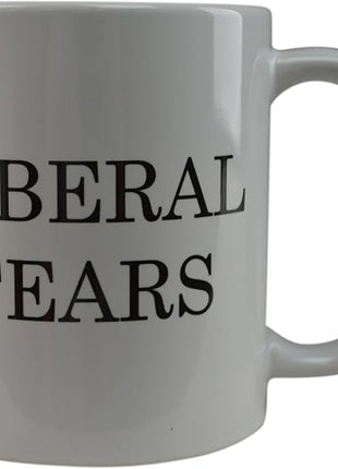 Rogue River Tactical Funny Novelty Coffee Mug - Liberal Tears Political Cup, Great Gift Idea for Republicans or Conservatives, 11 Oz, White