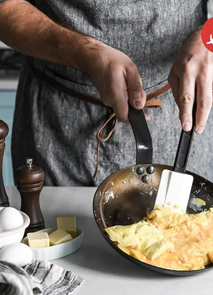 De Buyer MINERAL B Carbon Steel Omelette Pan - 11” Diameter, 8.3” Cooking Surface - PFAS, PFOA & PFOS Free - Made in France