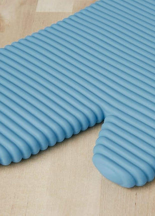 KITCHENAID Ribbed Soft Silicone Oven Mitt 2-Pack Set, 7.5"x13", Blue Velvet