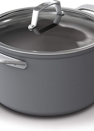 Ninja Foodi NeverStick Professional 12-Piece Cookware Set, Hard-Anodized, Nonstick, Durable & Oven Safe to 500°F, Slate Grey, C39800