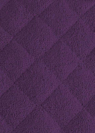 DII Basic Terry Collection 100% Cotton Quilted, Oven Mitt, Eggplant, 2 Piece