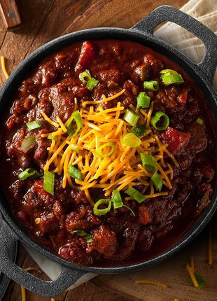 COMMERCIAL CHEF 3.4 Quart Cast Iron Dutch Oven with Dome Lid and Handles