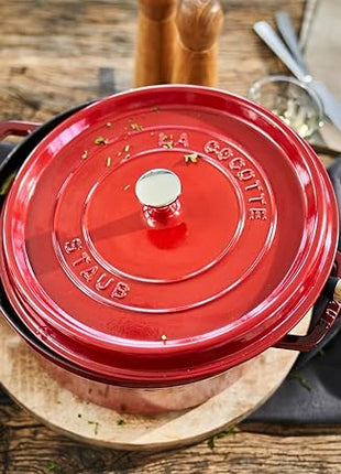 7-Qt. Round Dutch Oven Color: Cherry