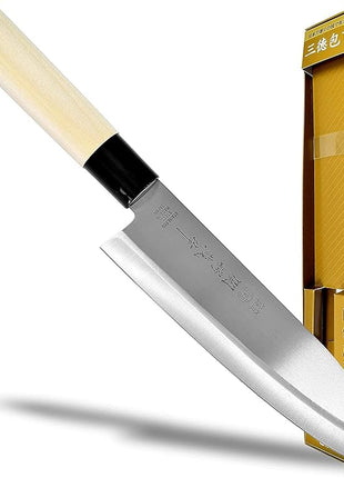JapanBargain 1545, High Carbon Stainless Steel Santoku Chef Kitchen Sushi Knife 170mm – Made in Japan